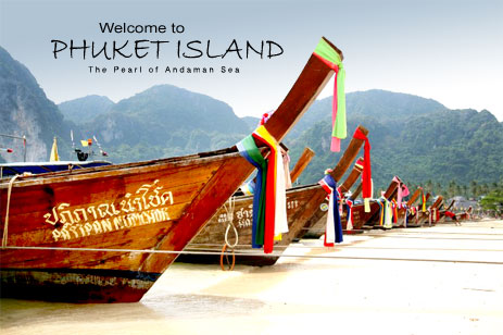 Longtails Boats for Phuket Tours and Islands 